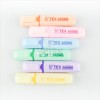 TEX ปากกาเน้นข้อความ TEX LITER Pastel 118 <1/6> คละสี